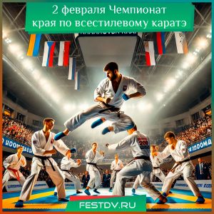 2 февраля Чемпионат Хабаровского края по всестилевому каратэ