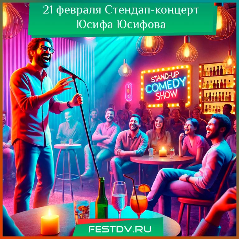 Стендап-концерт Юсифа Юсифова в Хабаровске