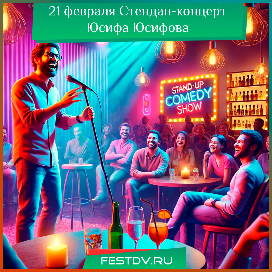 Стендап-концерт Юсифа Юсифова в Хабаровске