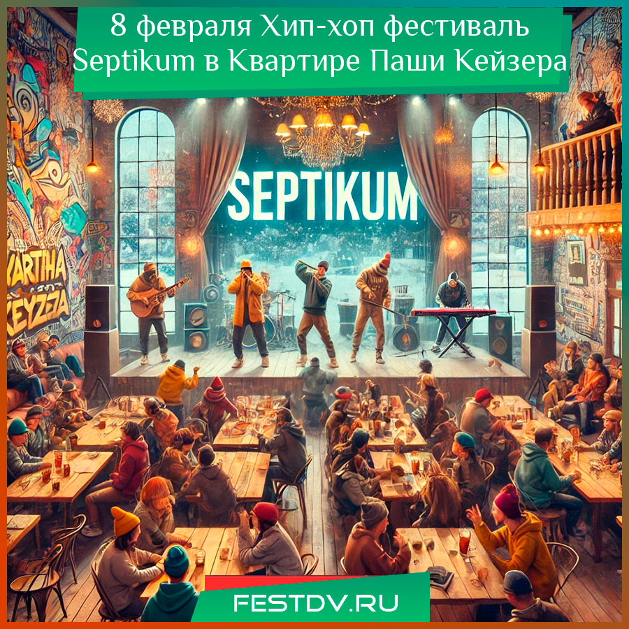 Хип-хоп фестиваль Septikum в Кафе-бар "Квартира Паши Кейзера"