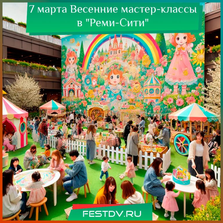 Весенние мастер-классы в "Реми-Сити" в Хабаровске