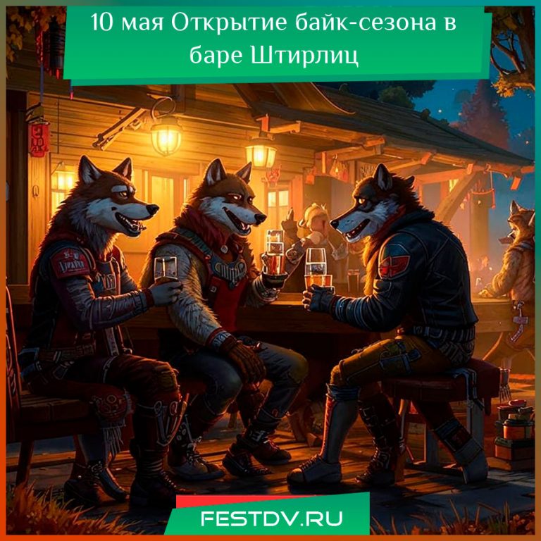 10 мая Открытие байк-сезона в баре Штирлиц