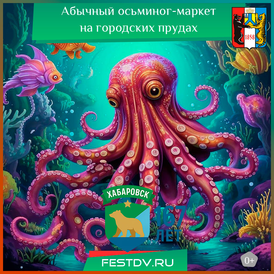 на Городских прудах пройдет "Абычный осьминог-маркет"
