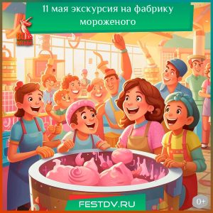 11 мая экскурсия на фабрику мороженого 0+