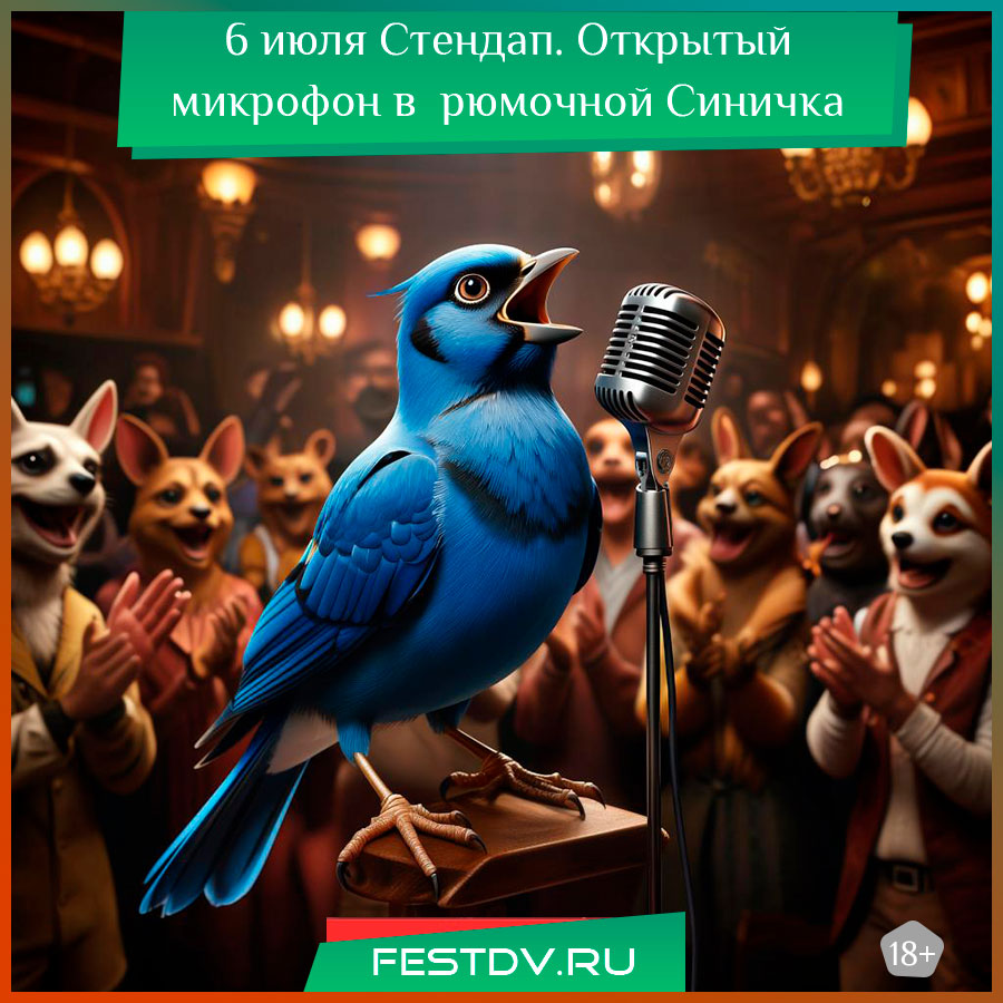 Стендап. Открытый микрофон в рюмочной Синичка