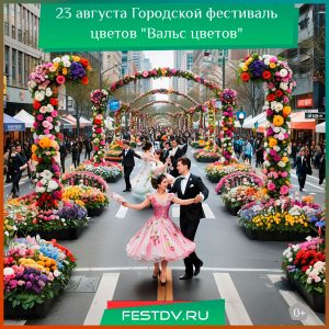 23 августа Фестиваль цветов “Вальс цветов” 0+