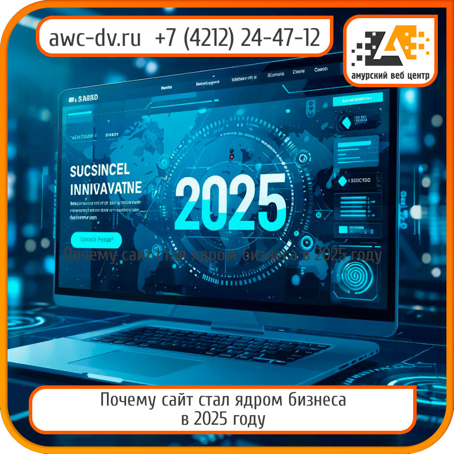 Почему сайт стал ядром бизнеса в 2025 году