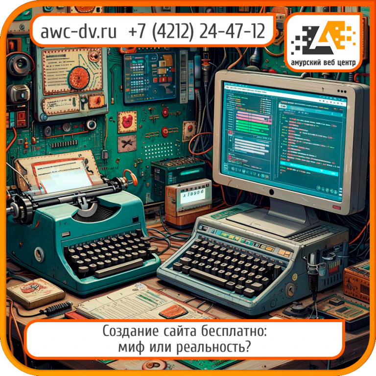 Создание сайта бесплатно на конструкторе
