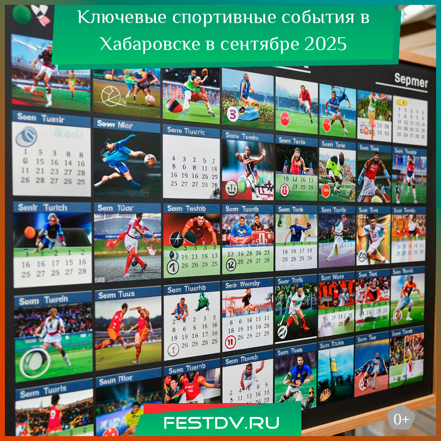 Ключевые спортивные события в Хабаровске в сентябре